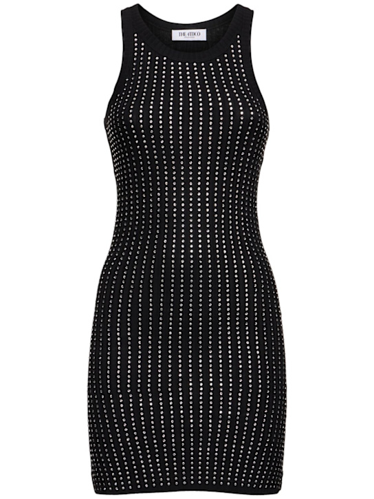 Crystal embellished mini tank dress - Thumbnail 1
