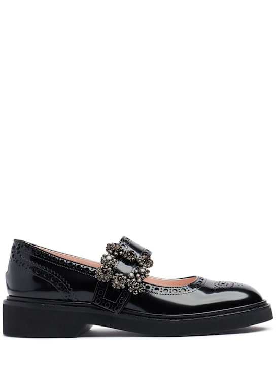 30mm Viv Rangers Flower leather loafers
