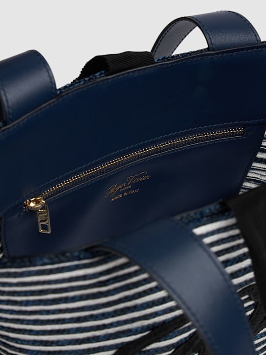 Roger Vivier: Small Monogram Panier tote bag - Blu Chiaro - women_4 | Luisa Via Roma
