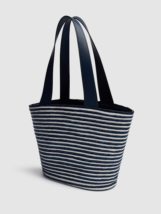 Roger Vivier: Small Monogram Panier tote bag - Blu Chiaro - women_3 | Luisa Via Roma