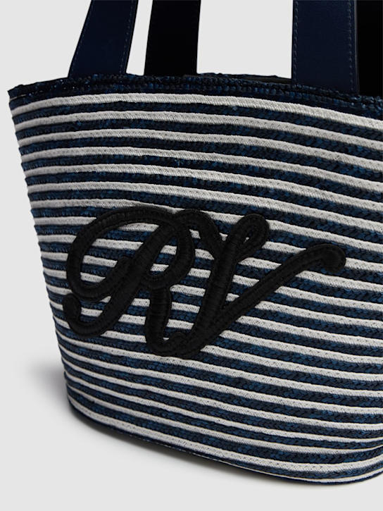 Roger Vivier: Small Monogram Panier tote bag - Blu Chiaro - women_2 | Luisa Via Roma