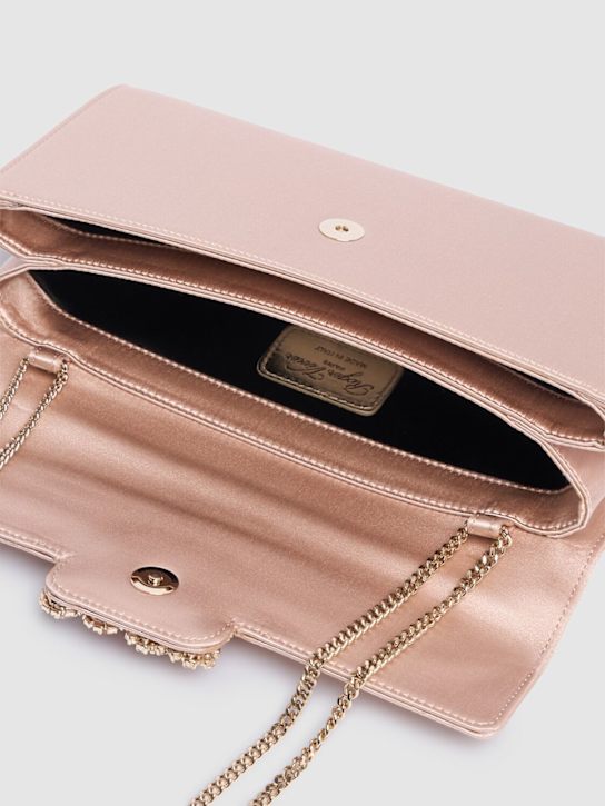 Roger Vivier: Flower buckle leather envelope clutch - women_6 | Luisa Via Roma