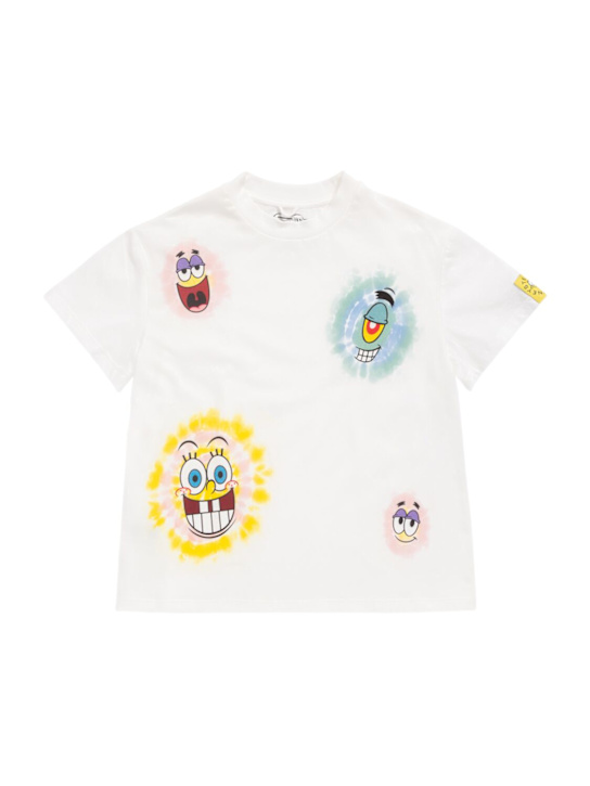 Stella McCartney Kids: コットンジャージーTシャツ - ホワイト - kids-boys_0 | Luisa Via Roma