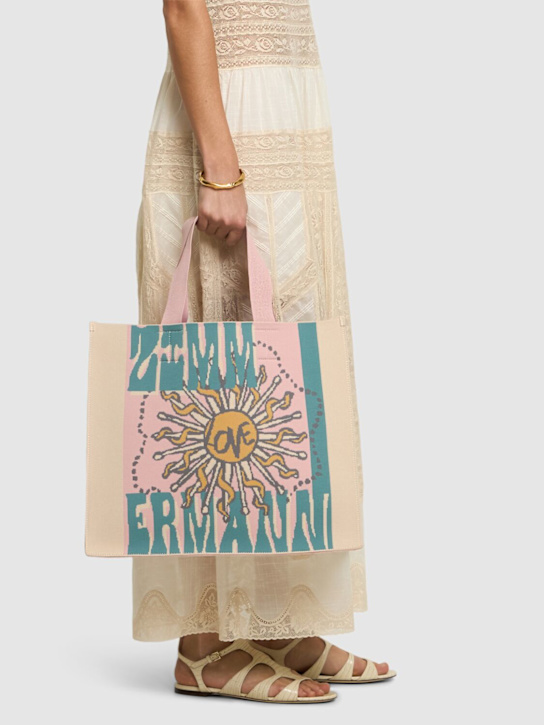 Zimmermann: Large jacquard tote bag - women_1 | Luisa Via Roma