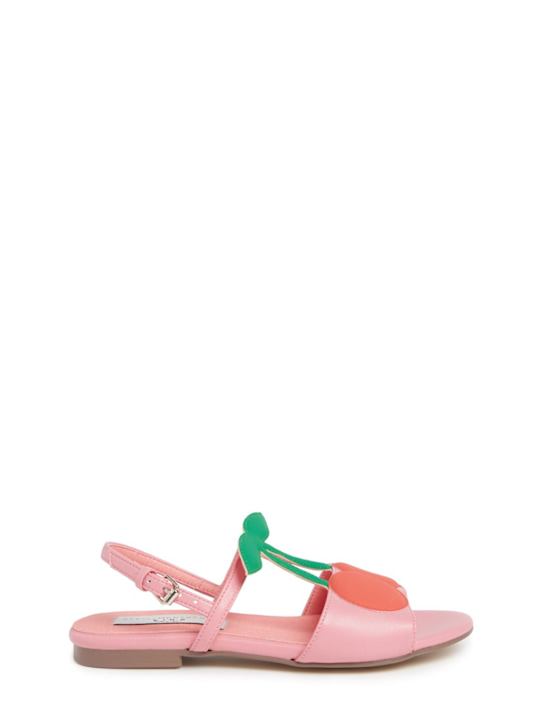 Stella McCartney Kids: Cherry open-toe sandals - Pembe - kids-girls_0 | Luisa Via Roma