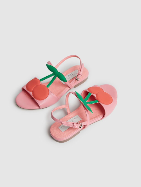 Stella McCartney Kids: Cherry open-toe sandals - Pembe - kids-girls_1 | Luisa Via Roma