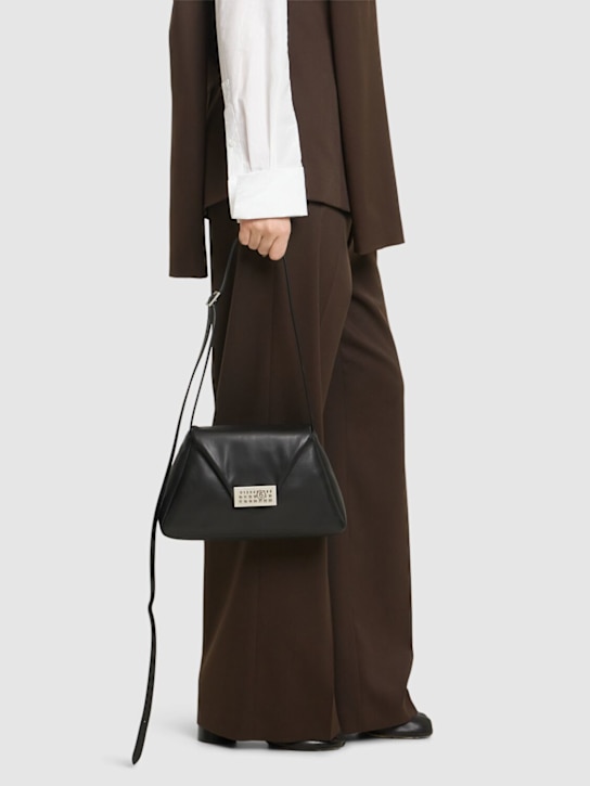 MM6 Maison Margiela: Medium Numeric soft leather bag - women_1 | Luisa Via Roma