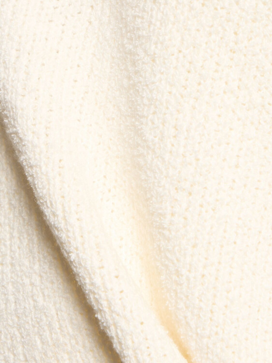 Commas: Cotton blend crewneck sweater - Off-White - men_4 | Luisa Via Roma