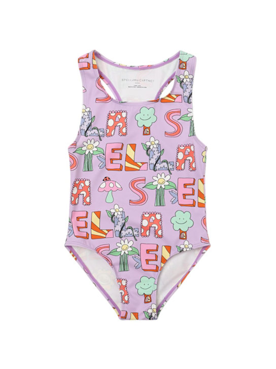 Stella McCartney Kids: Costume intero stampato - Multicolore - kids-girls_0 | Luisa Via Roma