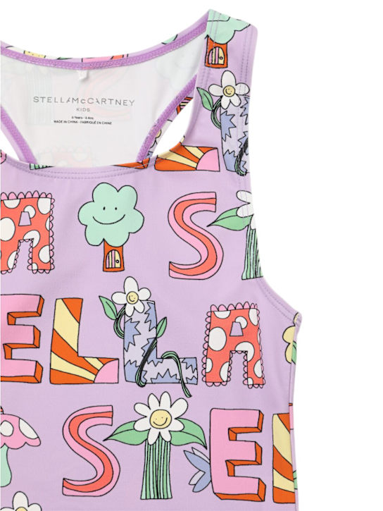Stella McCartney Kids: Costume intero stampato - Multicolore - kids-girls_1 | Luisa Via Roma