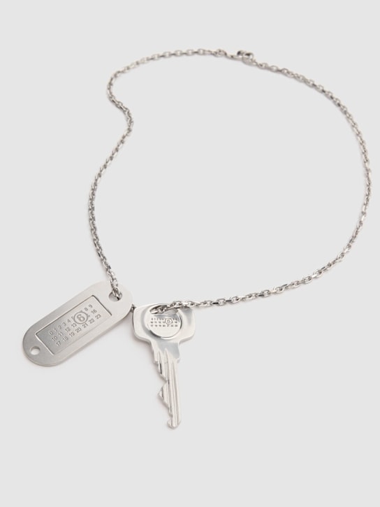 MM6 Maison Margiela: MM6 Key necklace - men_1 | Luisa Via Roma