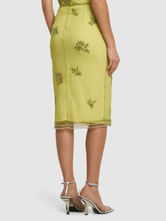 Falda de tul con cuentas - Blumarine - Mujer  | Luisaviaroma