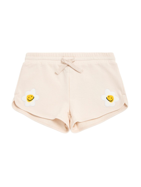 Stella McCartney Kids: Printed cotton sweat shorts - kids-girls_0 | Luisa Via Roma