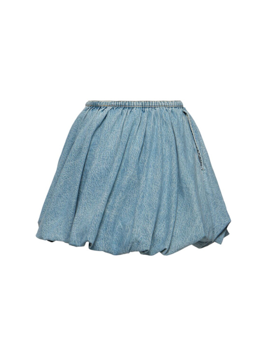 Rotate: Minirock aus Denim - Hellblau - women_3 | Luisa Via Roma