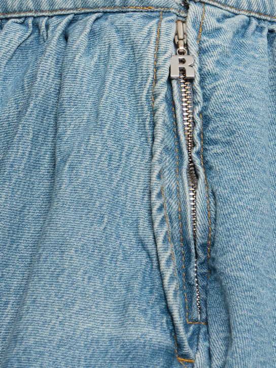 Rotate: Minirock aus Denim - Hellblau - women_4 | Luisa Via Roma