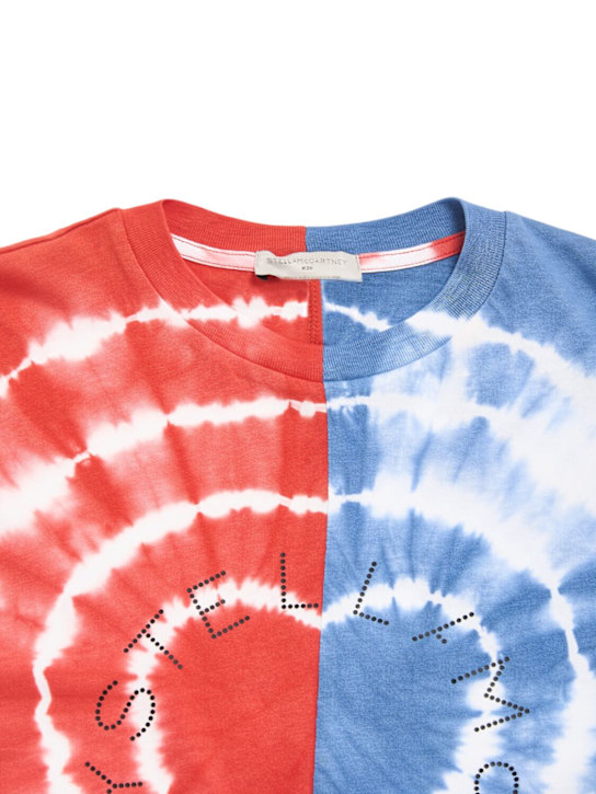 Stella McCartney Kids: Tye&Dye コットンジャージーTシャツ - kids-girls_1 | Luisa Via Roma