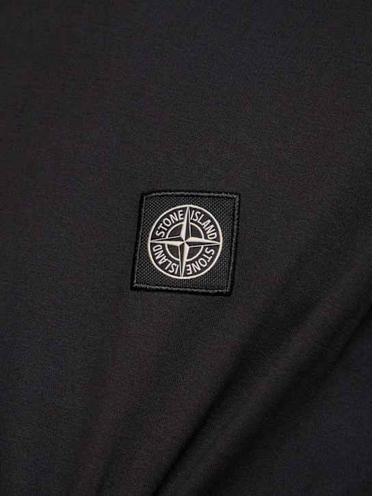 Logo cotton t-shirt - Stone Island - Men  | Luisaviaroma