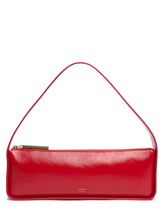 Khaite: Lori leather shoulder bag - Rebel - women_0 | Luisa Via Roma