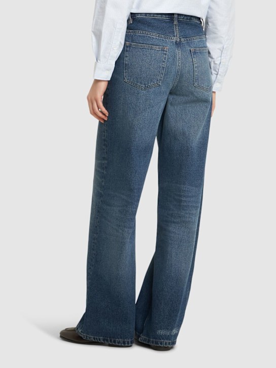 A.P.C.: Elisabeth mid rise wide jeans - Blue - women_2 | Luisa Via Roma