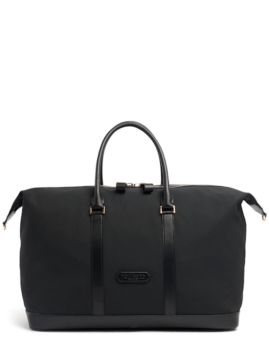 Tom Ford: Recycled nylon holdall duffle bag - men_0 | Luisa Via Roma