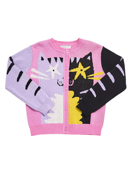 Stella McCartney Kids: コットンニットカーディガン - kids-girls_0 | Luisa Via Roma