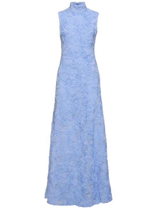 Rotate: Asyna flower mesh long dress - women_0 | Luisa Via Roma