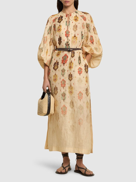 Wylie linen midi dress - Thumbnail 2