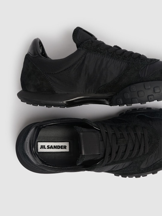 Jil Sander: Low top sneakers - Black - men_3 | Luisa Via Roma