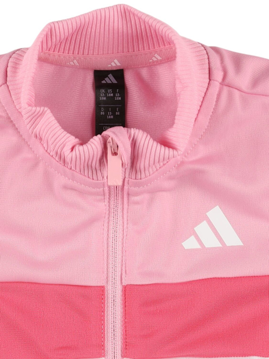 adidas Originals: Chaqueta y pantalones de tejido reciclado - Rosa - kids-girls_1 | Luisa Via Roma