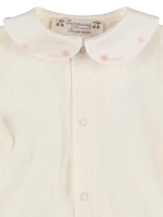 Bonpoint: Tutina in jersey di cotone - kids-girls_1 | Luisa Via Roma