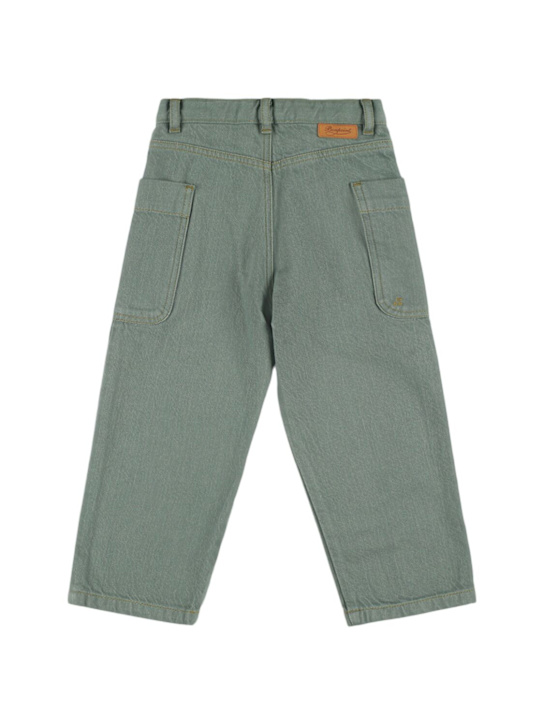 Bonpoint: コットンデニムパンツ - kids-girls_1 | Luisa Via Roma