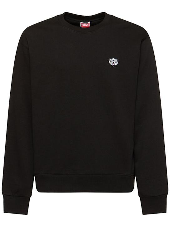 Kenzo Paris: Happy Tiger cotton sweatshirt - men_0 | Luisa Via Roma