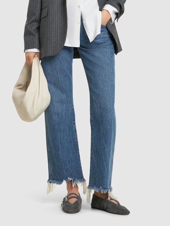 Le Monde Beryl: 10mm Claudia suede Mary Jane flats - women_1 | Luisa Via Roma