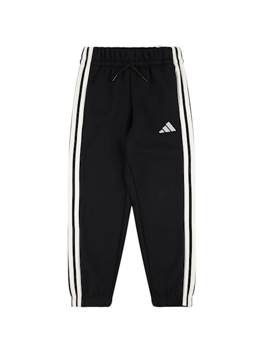 adidas Originals: Cotton blend sweatpants - Black - kids-girls_0 | Luisa Via Roma