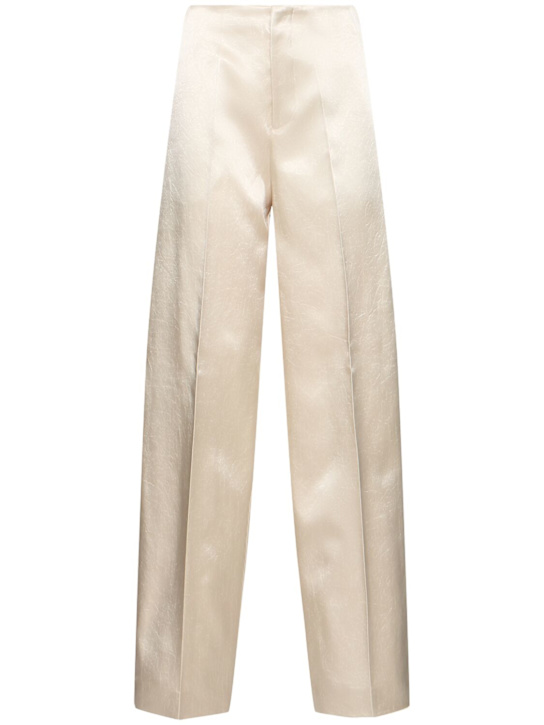 Philosophy Di Lorenzo Serafini: Duchesse wide leg pants - women_0 | Luisa Via Roma