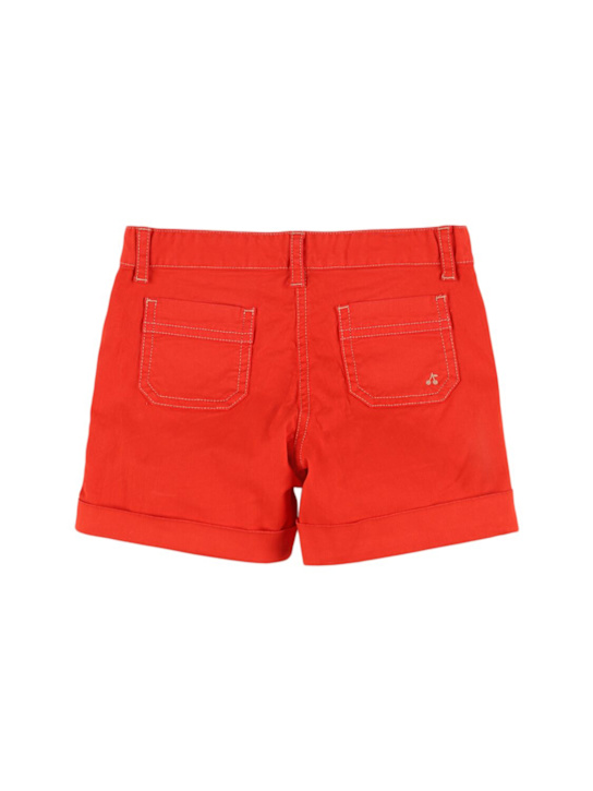 Bonpoint: コットンブレンドデニムハーフパンツ - kids-girls_1 | Luisa Via Roma