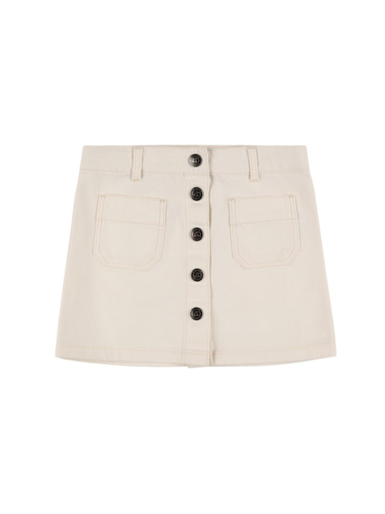 Bonpoint: コットンデニムスカート - kids-girls_0 | Luisa Via Roma