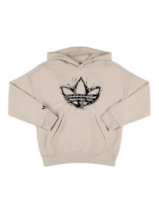 adidas Originals: Sudadera de algodón con capucha y logo - kids-girls_0 | Luisa Via Roma
