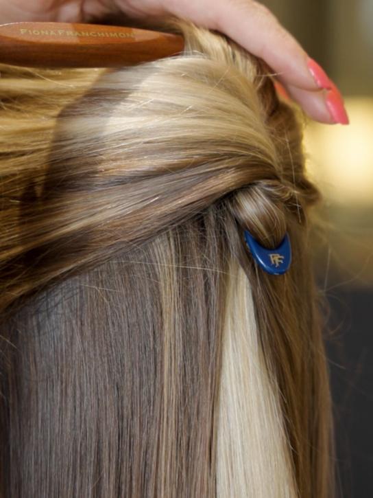 Fiona Franchimon: Lot de 3 épingles à cheveux No. 1 Hairpins - Bleu Roi - beauty-women_1 | Luisa Via Roma