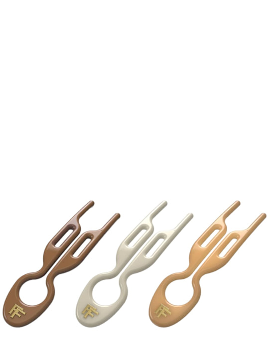 Fiona Franchimon: Set di 3 No.1 Hairpin Milano Collection - Multicolore - beauty-women_0 | Luisa Via Roma