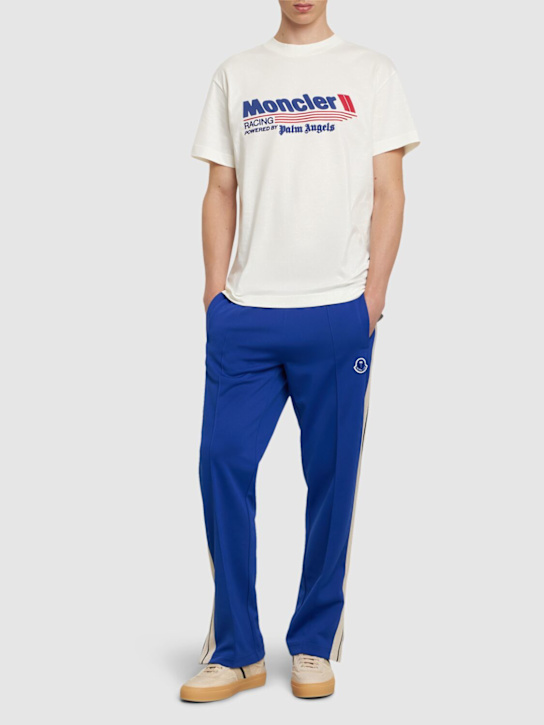 Moncler Genius: Moncler x Palm Angels cotton t-shirt - men_1 | Luisa Via Roma