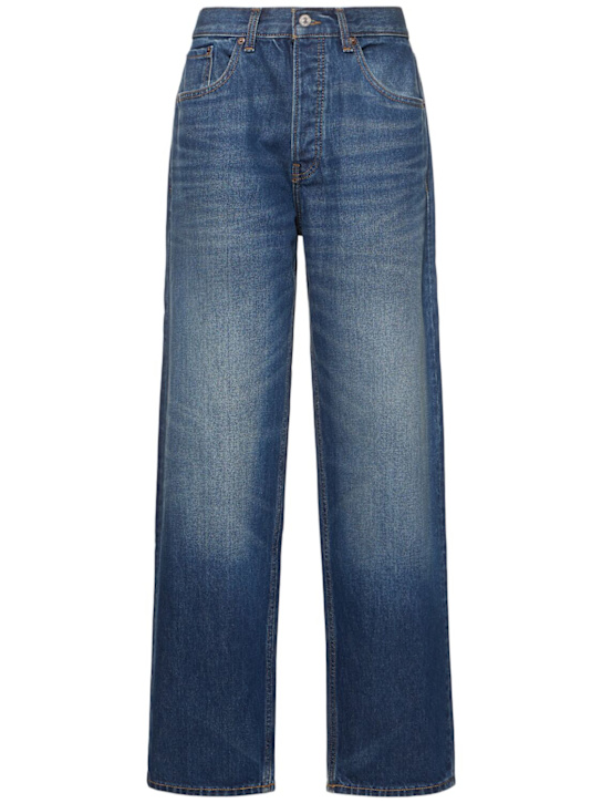 Aya Muse: Low rise baggy jeans - Blue - women_0 | Luisa Via Roma