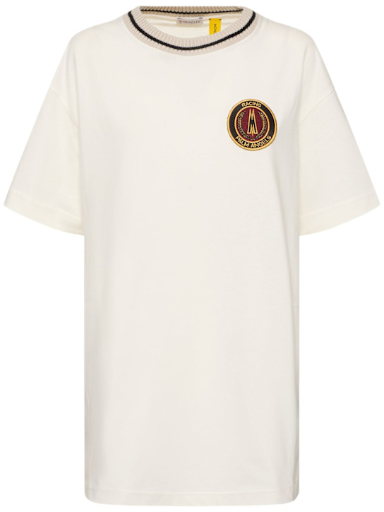 Moncler Genius: Moncler x Palm Angels cotton t-shirt - women_0 | Luisa Via Roma