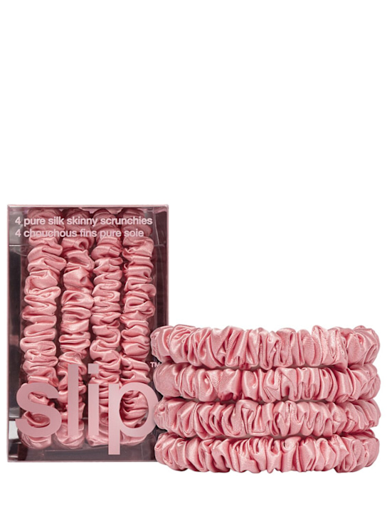 Slip: Lot de 4 chouchous fins - Rose - beauty-women_1 | Luisa Via Roma