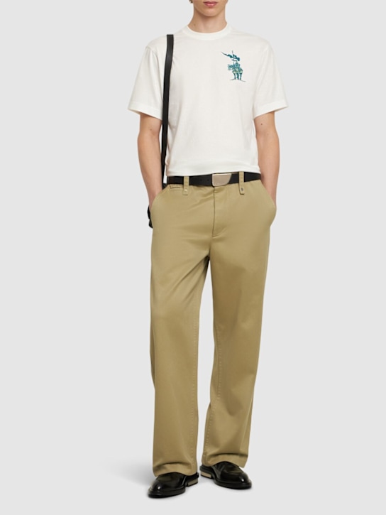 Burberry: T-Shirt „Flagpole Knight“ - men_1 | Luisa Via Roma