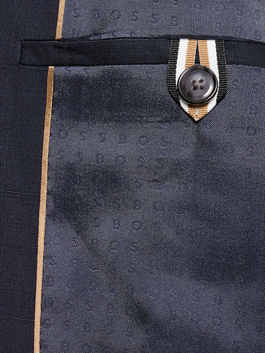 Boss: Jeckson wool suit - Dark Blue - men_6 | Luisa Via Roma