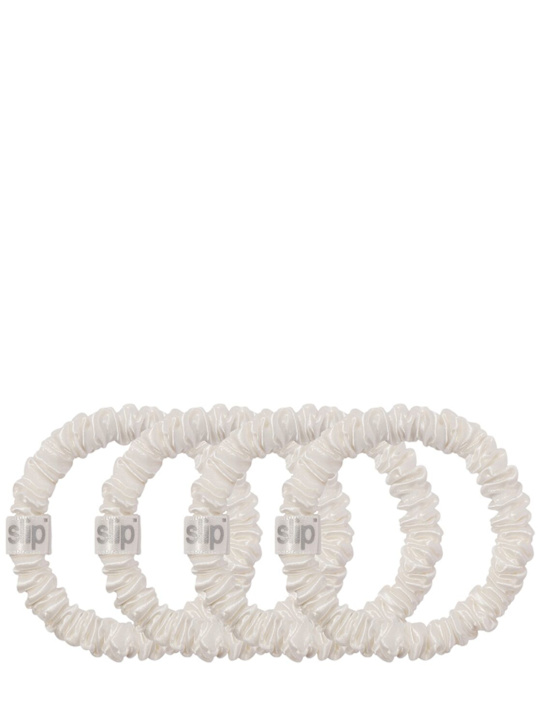 Slip: Lot de 4 chouchous fins - Blanc - beauty-women_0 | Luisa Via Roma