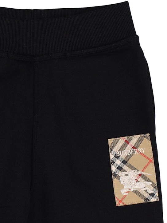 Burberry: Pantaloni in cotone - kids-boys_1 | Luisa Via Roma