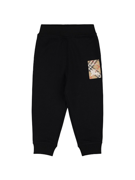Burberry: Pantaloni in cotone - kids-boys_0 | Luisa Via Roma