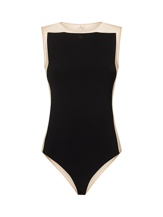 Courrèges: Frame Illusion bodysuit - women_0 | Luisa Via Roma
